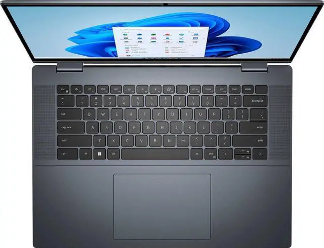 Alt view image 4 of 7 - Dell Inspiron 16 7630 2-in-1 Laptop 16" UHD+ 4K OLED Touch 400nits Intel 12-core i7-1360P 16GB DDR5 512GB SSD GeForce MX550 Thunderbolt4 FHD IR Webcam ExpressCharge Long Battery Life Win11 Silver