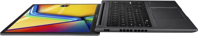 Alt view image 3 of 6 - Asus VivoBook 14 Business Laptop 14" FHD+ IPS AMD 8-Core Ryzen 7 7730U Processor 16GB DDR4 2TB SSD Fingerprint USB-C SonicMaster Win11 Black