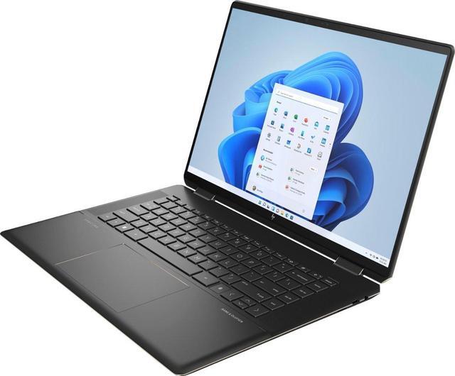 Alt view image 4 of 4 - HP Spectre x360 2-in-1 Laptop 16" 4K OLED Touch (100% DCI-P3, HDR 500nits) Intel 12-core i7-1360P 16GB DDR4 1TB SSD Intel Arc A370M Graphic Backlit Fingerprint Thunderbolt Win11 Black