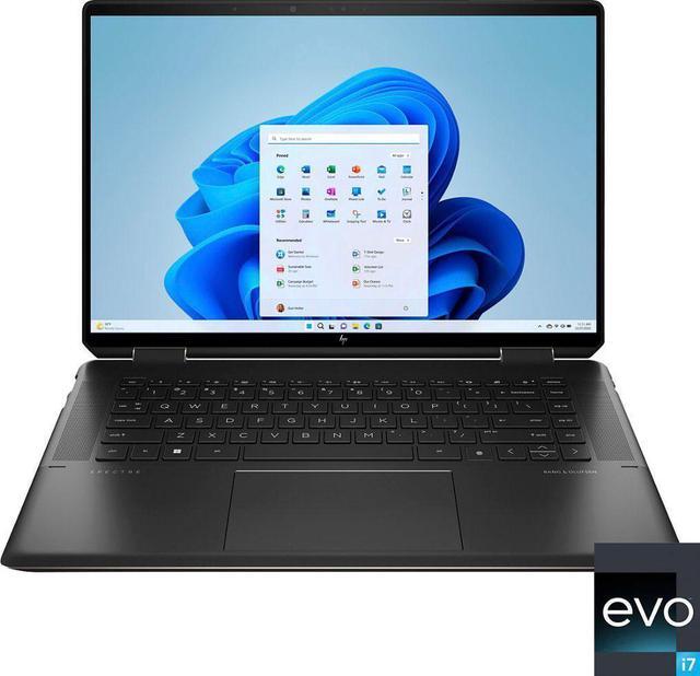 Alt view image 2 of 4 - HP Spectre x360 2-in-1 Laptop 16" 4K OLED Touch (100% DCI-P3, HDR 500nits) Intel 12-core i7-1360P 16GB DDR4 1TB SSD Intel Arc A370M Graphic Backlit Fingerprint Thunderbolt Win11 Black