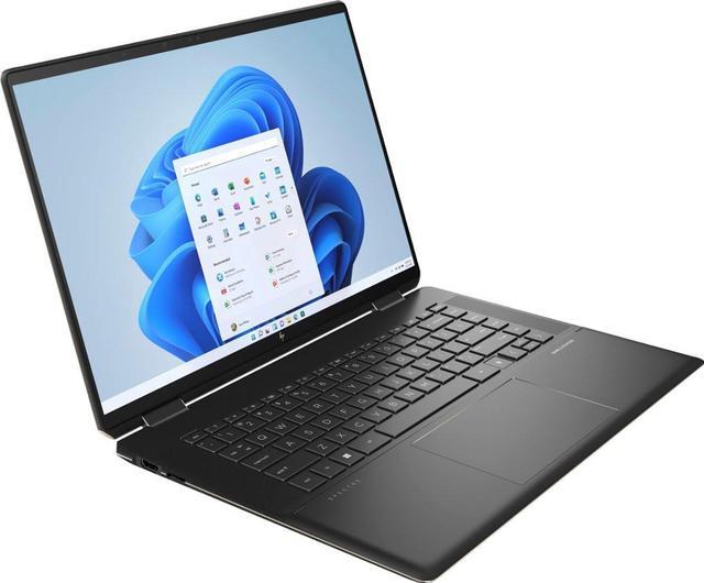 Alt view image 3 of 4 - HP Spectre x360 2-in-1 Laptop 16" 4K OLED Touch (100% DCI-P3, HDR 500nits) Intel 12-core i7-1360P 16GB DDR4 1TB SSD Intel Arc A370M Graphic Backlit Fingerprint Thunderbolt Win11 Black