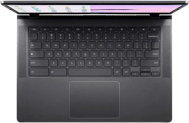 Alt view image 2 of 6 - Acer Chromebook Plus 514 Google AI Laptop 14" FHD IPS Touchscreen Intel Octa-core i3-N305 8GB DDR5 512GB SSD USB-C Free Google AI/2TB loud Storage for 1-year Grey