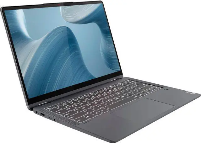 Alt view image 6 of 7 - Lenovo IdeaPad Flex 5 Business & Student 2-in-1 Laptop 14" WUXGA Glossy Touch Intel 6-core i3-1215U 8GB DDR4 512GB SSD Backlit Fingerprint Thunderbolt Rapid Charge Win11