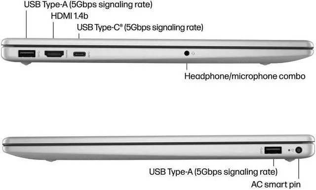 Alt view image 4 of 4 - HP Business Laptop 15.6" HD BrightView Touchscreen Intel 6-core i3-1215U 16GB DDR4 512GB SSD USB-C Privacy Camera Fast Charging Long-Lasting Battery Win11