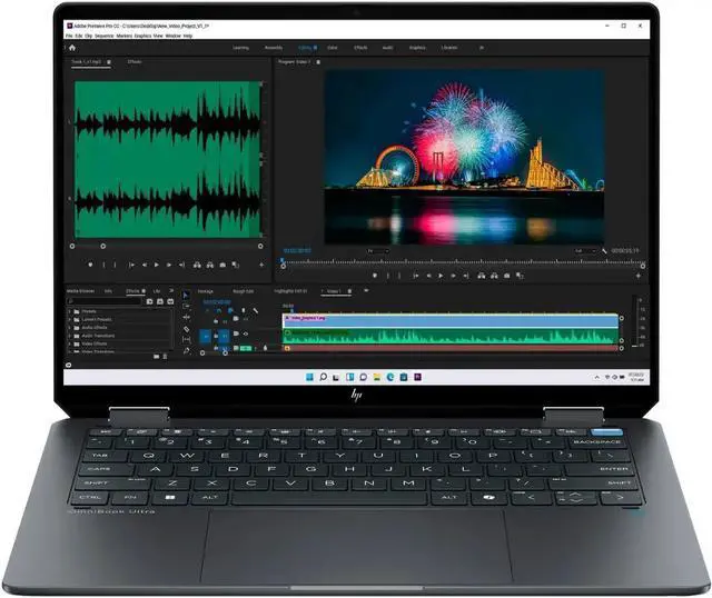 Alt view image 2 of 5 - HP OmniBook Ultra Flip Copilot+ AI PC 2-in-1 Laptop 14" 3k OLED Touch Intel 8-core Ultra 9 Series 2 288V 32GB DDR5 4TB SSD Backlit Fingerprint 9MP IR AI Privacy Camera Poly Win11