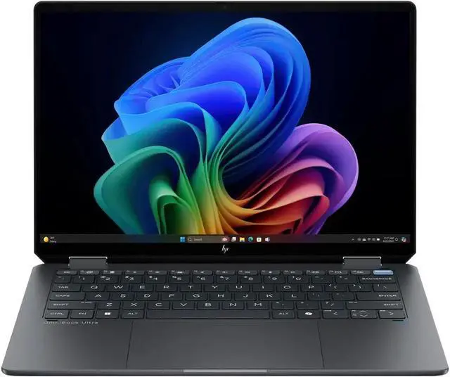 Alt view image 4 of 5 - HP OmniBook Ultra Flip Copilot+ AI PC 2-in-1 Laptop 14" 3k OLED Touch Intel 8-core Ultra 9 Series 2 288V 32GB DDR5 4TB SSD Backlit Fingerprint 9MP IR AI Privacy Camera Poly Win11