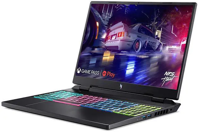 Alt view image 4 of 6 - Acer Nitro 16 Gaming Laptop 16" WQXGA IPS 165Hz AMD Zen 4 Octa-core Ryzen 9 7940HS 64GB DDR5 4TB SSD GeForce RTX 4070 RGB Backlit Win11