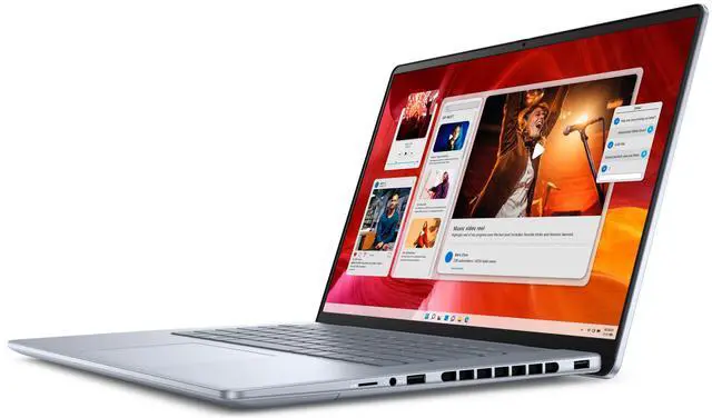 Alt view image 3 of 6 - Dell Inspiron 16 Plus 7640 Business Laptop 16" 2.5k (2560x1600) 120Hz Intel 10-core i7-13620H 16GB DDR5 1TB SSD Backlit Thunderbolt FHD Camera Long-Lasting Battery ExpressCharge Win11