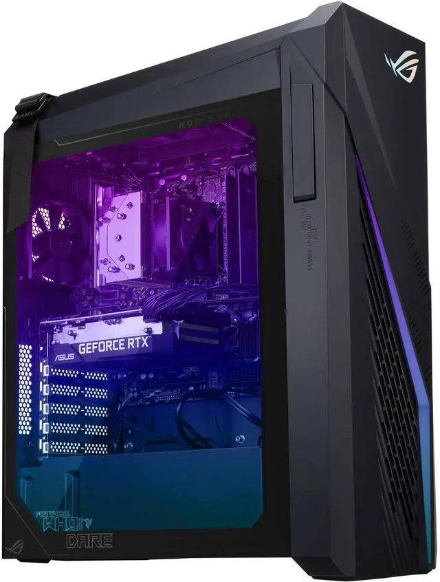 Alt view image 2 of 5 - Asus ROG Strix G16CH Gaming Desktop Intel 16-core i7-13700F 64GB DDR4 4TB SSD Geforce RTX 4060 Ti Dual 8GB Aura Sync Lighting Wi-Fi6E 750W PSU (80+ Gold) Win11