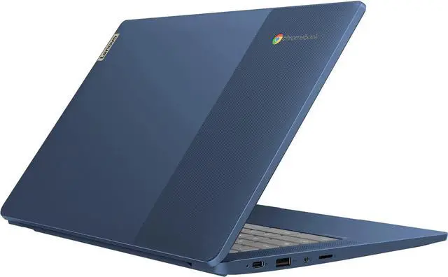 Alt view image 5 of 7 - Lenovo IdeaPad Slim 3 Chromebook Laptop 14" FHD Touch (100% sRGB) MediaTek 8-core Kompanio 520 4GB RAM 320GB Storage (64GB eMMC+256GB SD Card) Privacy Camera USB-C Long-Lasting Battery