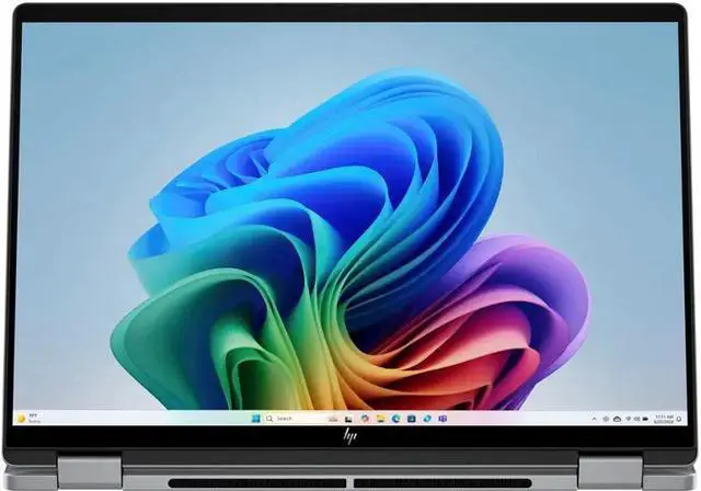 Alt view image 3 of 5 - HP OmniBook X Flip 2-in-1 Copilot+ AI PC Laptop 14" WUXGA Touch 400nits AMD 6-core Ryzen AI 5 340 (Up to 50 TOPS) 16GB DDR5 1TB SSD Backlit Wi-Fi6E 5MP IR Camera Poly Win11