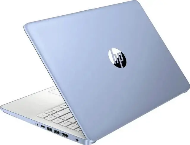 Alt view image 4 of 5 - HP 14 Lightweight Business & Student Portable Laptop 14" HD Anti-glare Intel 4-core N150 16GB RAM 256GB Storage (128GB UFS + 128GB SD Card) USB-C Long-Lasting Battery Office365 (1-yr) Win11