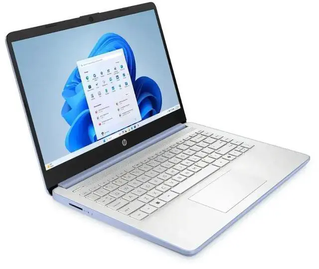 Alt view image 2 of 5 - HP 14 Lightweight Business & Student Portable Laptop 14" HD Anti-glare Intel 4-core N150 16GB RAM 256GB Storage (128GB UFS + 128GB SD Card) USB-C Long-Lasting Battery Office365 (1-yr) Win11