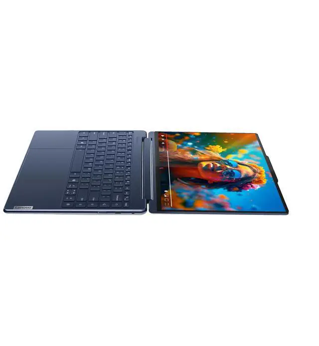 Alt view image 5 of 6 - Lenovo Yoga 9 Copilot AI 2-in-1 Laptop 14" 2.8K OLED 120Hz Touch (100% DCI-P3) Intel 16-core Ultra 7 155H (Up to 11 TOPS) 16GB DDR5 1TB SSD Backlit Fingerprint 5MP IR Privacy Camera Pen Win11