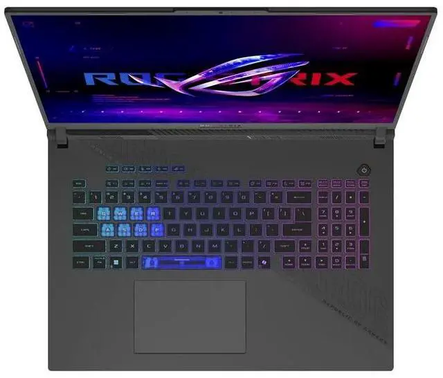 Alt view image 2 of 6 - Asus ROG Strix G18 G814 Gaming Laptop 18" 2.5k (2560x1600) 240Hz (100% DCI-P3, 3ms) AMD 16-core Ryzen 9 9955HX 32GB DDR5 1TB SSD GeForce RTX 5070 RGB Backlit WiFi6E Win11