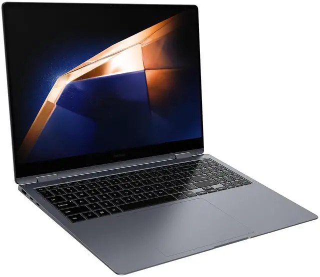 Alt view image 6 of 7 - Samsung Galaxy Book4 Pro 360 Copilot AI PC Laptop 16" 2880x1800 AMOLED Touch (120% DCI-P3) Intel 12-Core Ultra 7 155H (Up to 11 TOPS) 16GB DDR5 1TB SSD Backlit Fingerprint Thunderbolt 2M Camera Win11