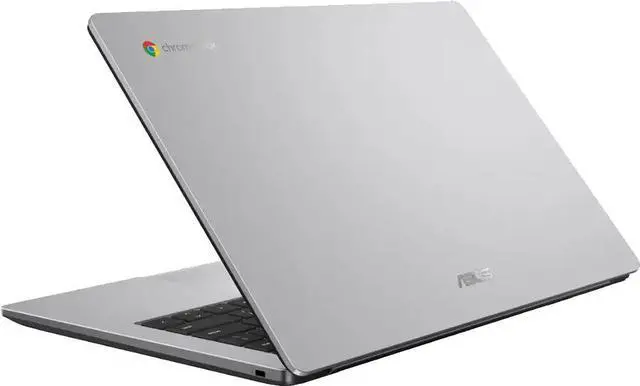Alt view image 4 of 4 - Asus Chromebook CX14 Lightweight Premium Student Laptop 14" FHD Anti-Glare Intel Celeron N4500 4GB RAM 192GB Storage (64GB eMMC + 128GB SD Card) USB-C Long-Lasting Battery Google AI
