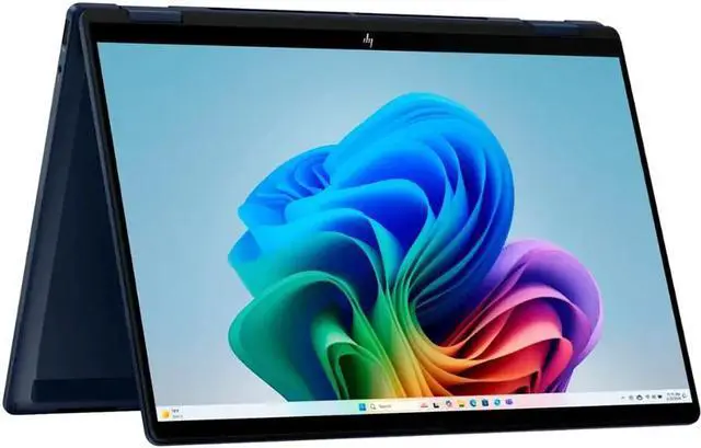 Main image of HP OmniBook X Flip 2-in-1 Laptop 14" WUXGA IPS Touch (400nits) Intel 8-core Ultra 5 226V (Up to 40 TOPS) 16GB DDR5 512GB SSD Backlit Wi-Fi 6E 5MP IR Privacy Camera Poly Win11 Copilot+ AI