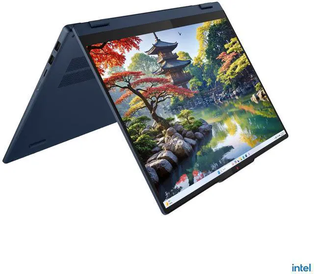 Alt view image 3 of 7 - Lenovo IdeaPad Flex 5i 2-in-1 Laptop 16" WUXGA IPS Touchscreen Intel 12-core Ultra 5 225U 16GB DDR5 1TB SSD Backlit FHD IR Privacy Camera Wi-Fi6 w/Digital Pen Win11 Copilot AI PC