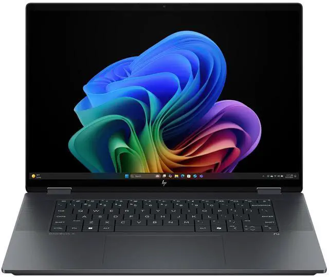 Alt view image 2 of 6 - HP OmniBook X Flip 2-in-1 Laptop 16" 3K OLED Touch (100% DCI-P3, 120Hz) Intel 8-core Ultra 9 288V (Up to 48 TOPS) 32GB DDR5 1TB SSD Backlit Wi-Fi6E 5MP IR HDR Camera Win11 Copilot+ AI