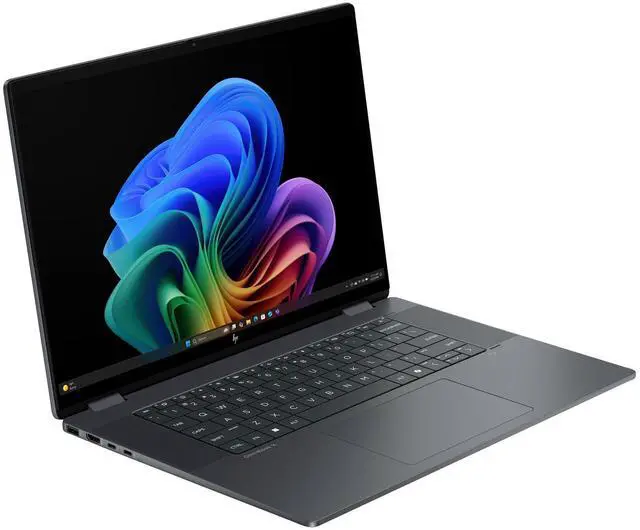 Alt view image 3 of 6 - HP OmniBook X Flip 2-in-1 Laptop 16" 3K OLED Touch (100% DCI-P3, 120Hz) Intel 8-core Ultra 9 288V (Up to 48 TOPS) 32GB DDR5 1TB SSD Backlit Wi-Fi6E 5MP IR HDR Camera Win11 Copilot+ AI
