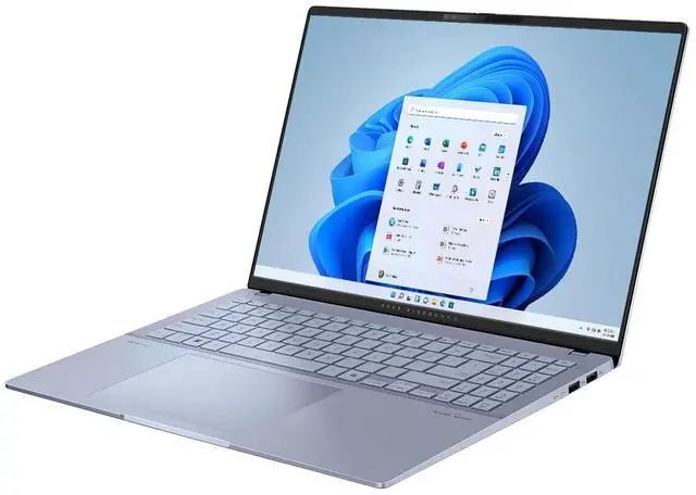 Alt view image 4 of 7 - Asus Vivobook S16 AI PC Laptop 16" 2.8k OLED 120Hz (600nits, 100% DCI-P3) Intel 16-core Ultra 9 285H 32GB DDR5 1TB SSD RGB Backlit Harman/kardon Wi-Fi7 FHD IR Privacy Camera Win11 Copilot+ AI