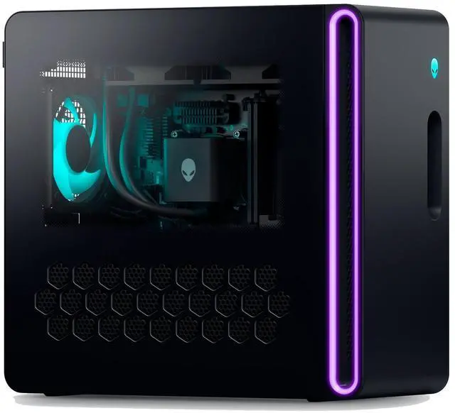 Main image of Dell Alienware Aurora ACT1250 Gaming Desktop Intel 20-core Ultra 7 265F 32GB DDR5 1TB SSD GeForce RTX 5070 Ti 16GB GDDR7 DLSS4 Wi-Fi7 1000W PSU Liquid Cooler For Gaming AI Win11