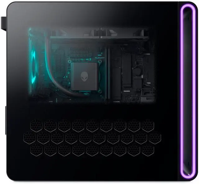 Alt view image 4 of 6 - Dell Alienware Aurora ACT1250 Gaming Desktop Intel 20-core Ultra 7 265F 32GB DDR5 1TB SSD GeForce RTX 5070 Ti 16GB GDDR7 DLSS4 Wi-Fi7 1000W PSU Liquid Cooler For Gaming AI Win11