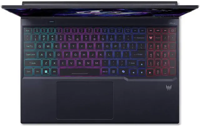 Alt view image 2 of 7 - Acer Predator Helios Neo 16S AI Gaming Laptop 16" 2560x1600 OLED 240Hz (100% DCI-P3) Intel 24-core Ultra 9 275HX 32GB DDR5 1TB SSD GeForce RTX 5070 Ti DLSS4 (Up to 992 AI TOPS) Win11 Copilot