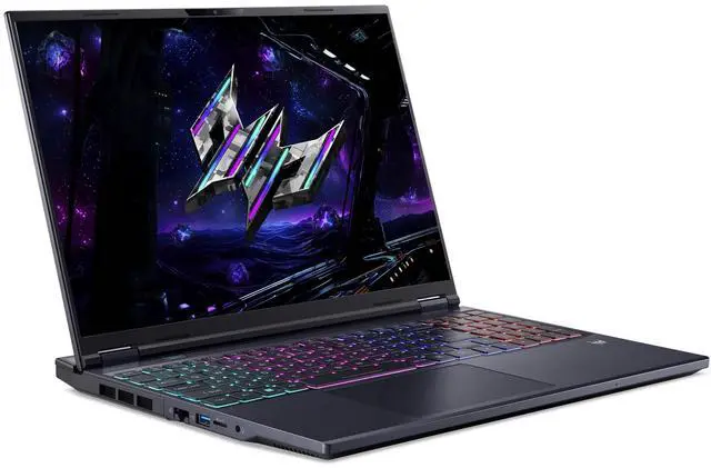 Alt view image 3 of 7 - Acer Predator Helios Neo 16S AI Gaming Laptop 16" 2560x1600 OLED 240Hz (100% DCI-P3) Intel 24-core Ultra 9 275HX 32GB DDR5 1TB SSD GeForce RTX 5070 Ti DLSS4 (Up to 992 AI TOPS) Win11 Copilot