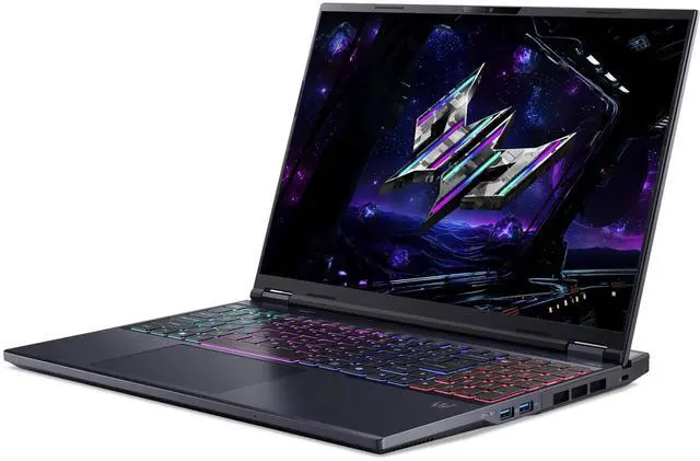 Alt view image 4 of 7 - Acer Predator Helios Neo 16S AI Gaming Laptop 16" 2560x1600 OLED 240Hz (100% DCI-P3) Intel 24-core Ultra 9 275HX 32GB DDR5 1TB SSD GeForce RTX 5070 Ti DLSS4 (Up to 992 AI TOPS) Win11 Copilot