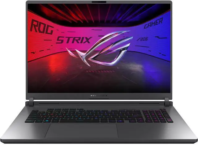 Main image of Asus ROG Strix G18 G815 Gaming AI PC Laptop 18" 2.5k (2560x1600) 240Hz (100% DCI-P3, 3ms) Intel 24-core Ultra 9 275HX 32GB DDR5 1TB SSD GeForce RTX 5060 RGB Backlit Wi-Fi7 Win11 Copilot AI
