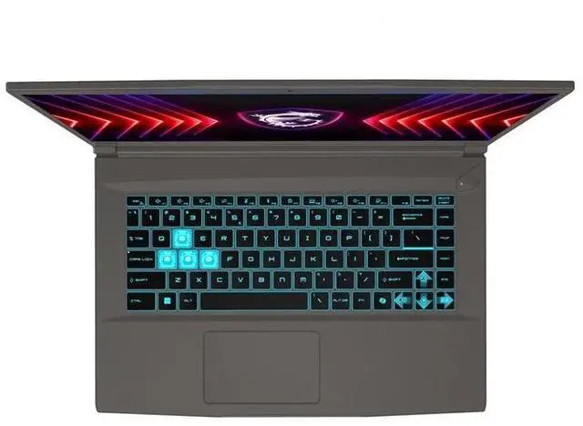 Alt view image 2 of 7 - MSI Thin 15 Gaming Laptop 15.6" FHD IPS 144Hz Intel 8-core i5-13420H 32GB DDR4 1TB SSD GeForce RTX 4050 Backlit USB-C Wi-Fi6E Win11