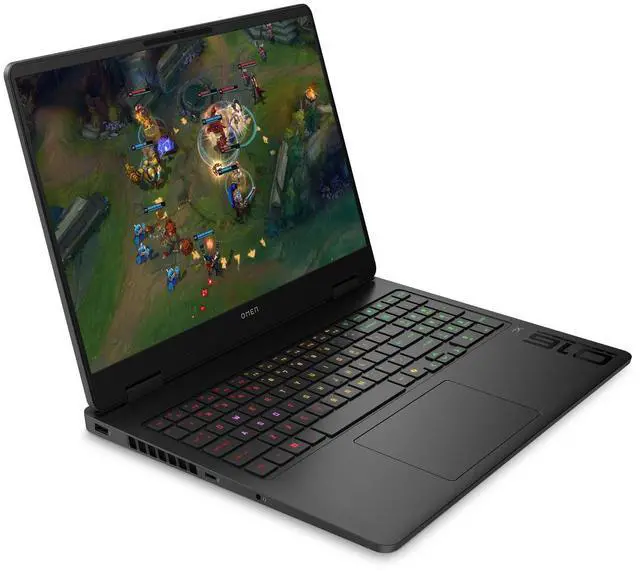 Alt view image 2 of 6 - HP Omen 16 Gaming AI Laptop 16 " WQXGA 240Hz (500nits, 100% sRGB) AMD 10-core Ryzen AI 9 365 (Up to 50 TOPS) 32GB DDR5 1TB SSD GeForce RTX 5070 GDDR7 DLSS4 (Up to 988 TOPS) RGB Backlit Win11