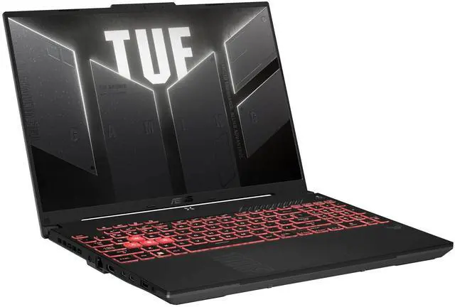 Alt view image 2 of 7 - Asus TUF A16 Gaming Laptop 16" WUXGA IPS 144Hz AMD 6-core Ryzen 7 7445HS 32GB DDR5 2TB SSD NVIDIA GeForce RTX 4050 (Up to 194 AI TOPS) RGB Backlit USB4 Two-way AI Noise Cancelation Win11