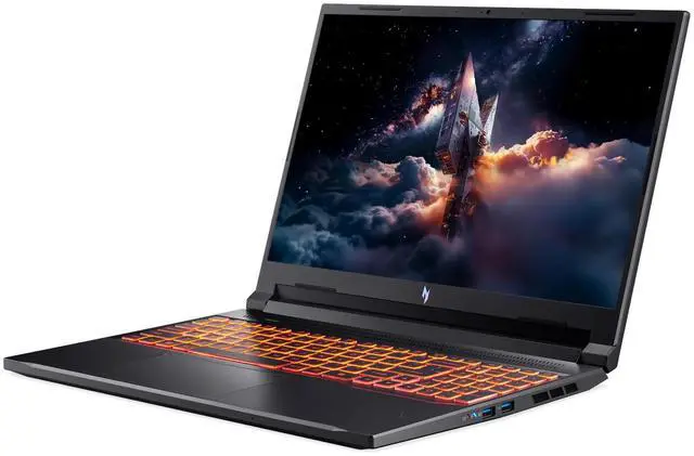 Alt view image 4 of 7 - Acer Nitro V 16 AI Gaming Laptop 16" WUXGA IPS 180Hz AMD Zen 4 Octa-Core Ryzen 7 260 64GB RAM 1TB SSD GeForce RTX 5050 (Up to 421 AI TOPS) Backlit Win11