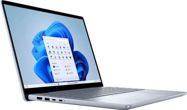 Alt view image 3 of 6 - Dell Inspiron 14 7445 2-in-1 Laptop 14" WUXGA ComfortView Touchscreen AMD 6-core Ryzen 5 8640HS 64GB DDR5 1TB SSD Backlit Fingerprint Wi-Fi6E FHD Camera Win11 Copilot AI