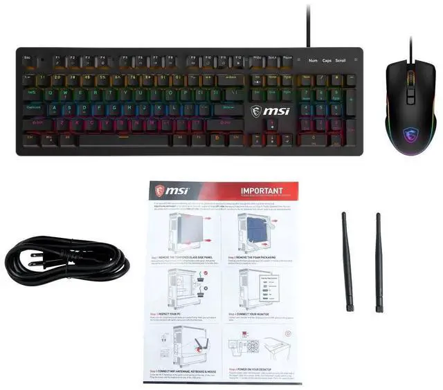 Alt view image 5 of 7 - MSI Codex R2 AI 2nd Gaming Desktop Intel 20-core Ultra 7 265 32GB DDR5 2TB SSD GeForce RTX 5060 DLSS4 (Up to 614 AI TOPS) DisplayPort 5G Ethernet 80+ Gold PSU Wi-Fi6E Win11