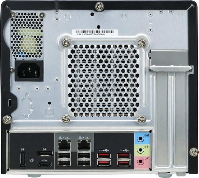 Alt view image 5 of 14 - Shuttle XPC Cube SH570R6 Mini Barebone PC Intel H570 Supports 125W 11th/10th Gen Rocket Lake/Comet Lake CPU No RAM No HDD/SSD No CPU No OS 300W 80 Plus Bronze Flex PSU