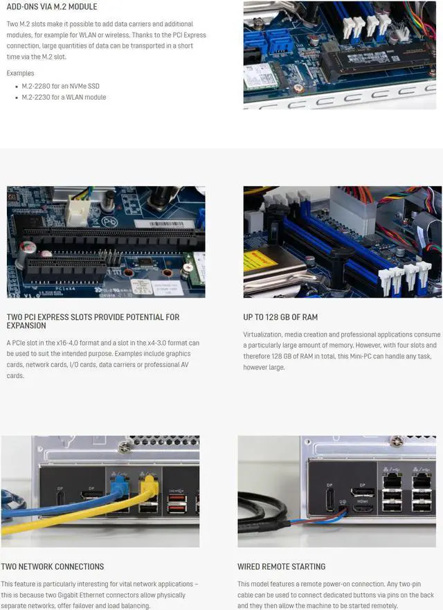 Alt view image 6 of 20 - Shuttle XPC Cube SH570R8 Mini Barebone PC Intel H570 LGA 1200 Supports 125W 11th/10th Gen Rocket Lake/Comet Lake CPU No RAM No HDD/SSD No CPU No OS 500W 80 Plus Gold Flex PSU