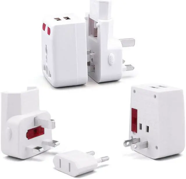 Alt view image 3 of 10 - Universal Travel Adapter with 2 USB