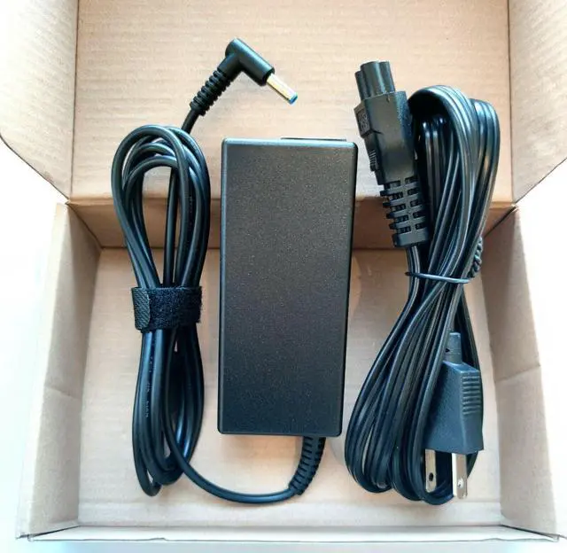 Alt view image 4 of 4 - Genuine OEM 45W HP AC Adapter Charger 740015-002 741727-001 19.5V 2.31A Blue tip