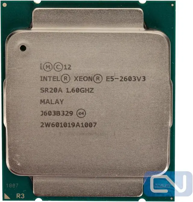 Main image of Intel Xeon E5-2603 v3 1.6 GHz 15MB SR20A LGA 2011-3 B Grade CPU Processor