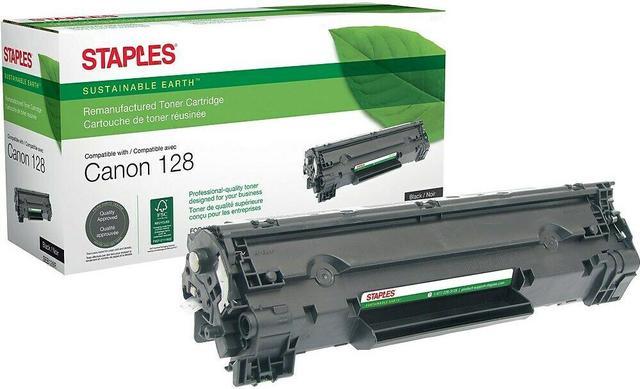 Bij elkaar passen kolonie Goodwill Staples Laser Toner Cartridge Canon 128 (3500B001AA) Black Printer &  Scanner Supplies - Newegg.com