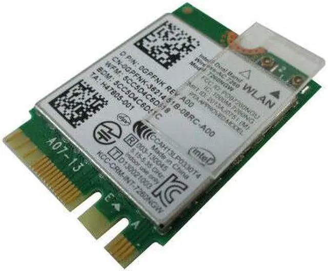 Main image of Dell Chromebook 11 (3120) Laptop Wireless WLAN Card GPFNK 7260NGW