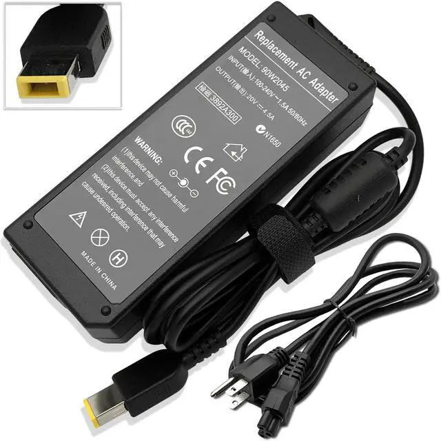 Main image of 20V 4.5A 90W AC Adapter Charger For Lenovo Thinkpad 0B46994 Power Supply Cord