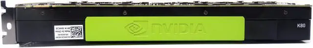 Alt view image 2 of 3 - NVIDIA Tesla K80 GPU Accelerator: Powerful 24GB GDDR5 PCI-E 3.0 Graphics Card - HHCJ6