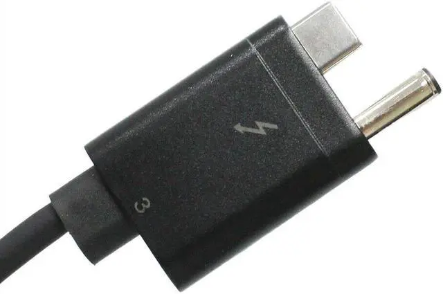 Alt view image 5 of 6 - For HP Elite Thunderbolt 3 Power Cable Cord(AC+USB Type-C to USB Type-C) 59CM