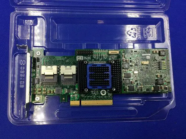 Alt view image 2 of 3 - Low brackets ASR-6805T Adaptec 512MB 6Gb/s SATA/SAS 8 Port RAID Controller