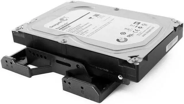 Alt view image 2 of 6 - 2.5 / 3.5 to 5.25 Drive Bay Computer Case Adapter HDD Mounting Bracket SSD